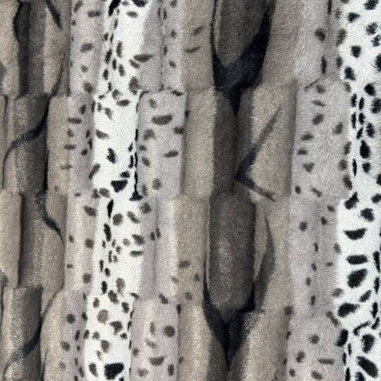 Feldman Exotic Gray Safari Faux Fur Fabric